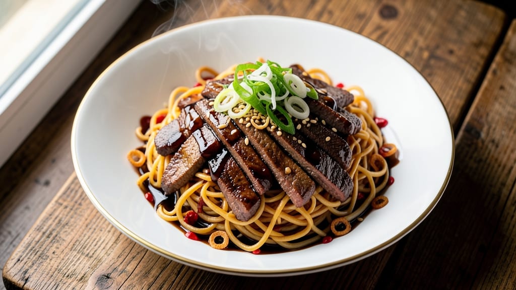 Beef and Hokkien Noodles Recipe: Wok-Fired Spice and Umami Harmony