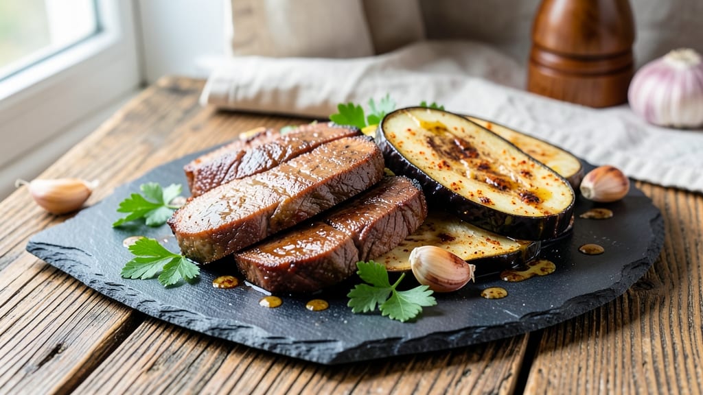 Beef Aubergine Recipe: Smoky Charred Crust With Silky Eggplant Melt
