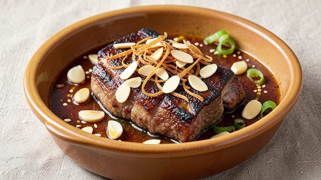 Beef Almond Ding Recipe: Crispy Top, Silky Center Magic