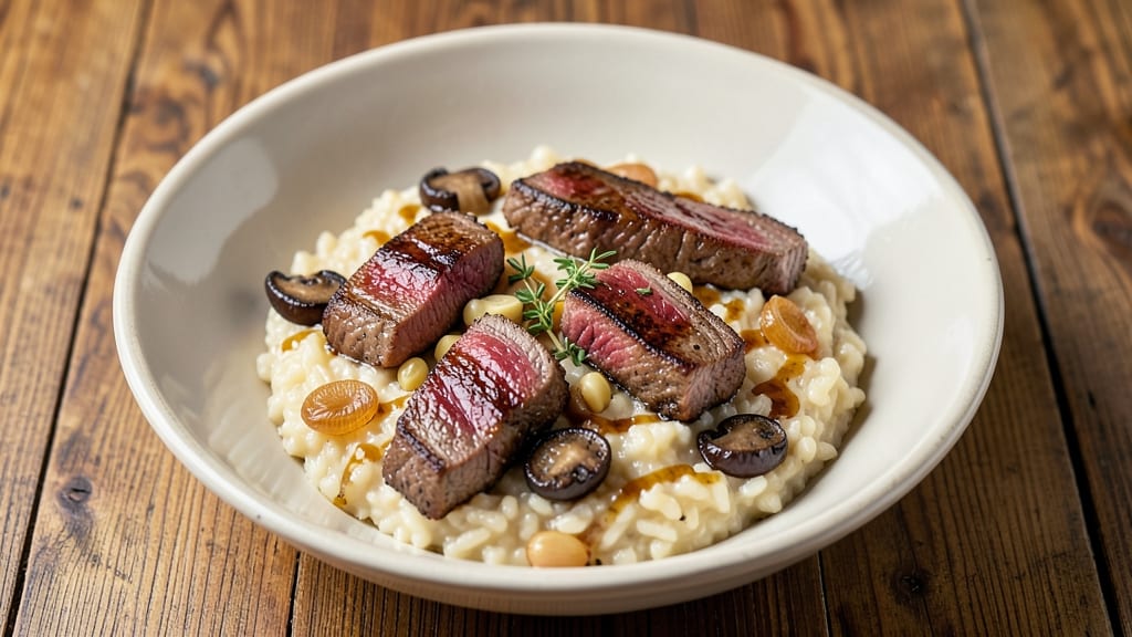 Beef and Mushroom Risotto Recipe: Creamy Umami Depth From Toasted Grains