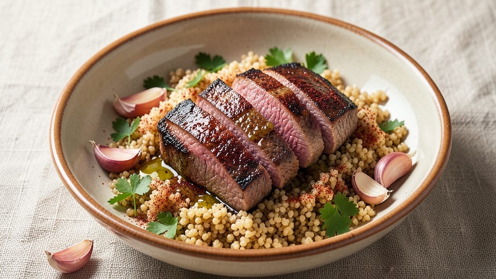 Beef and Bulgur Recipe: Savory Grain Bowl With Hearty Umami Bites