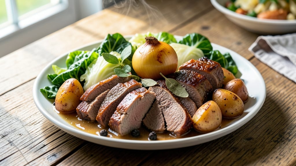 Authentic Irish Corned Beef and Cabbage Recipe Slow Cooker: Slow-Cooked Pub-Style Richness