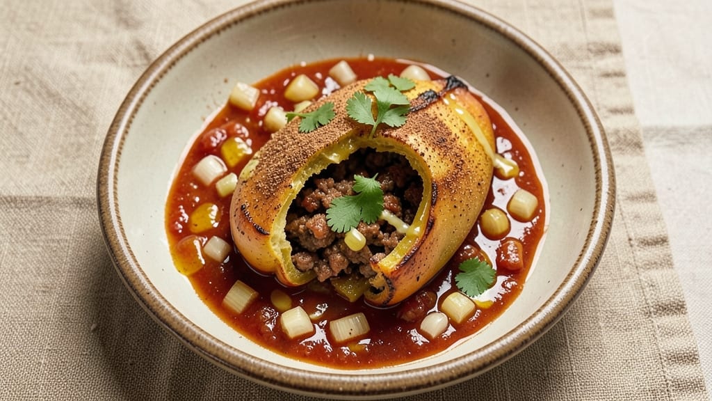 Baked Beef Chili Rellenos Recipe: Crispy Tortilla Shells With Melted Cheese Rivers