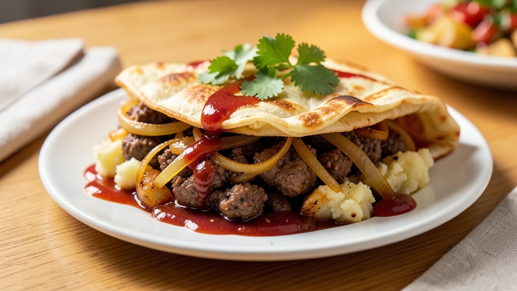 Beef and Potato Roti Recipe: Flaky Layers Stuffed With Savory Filling