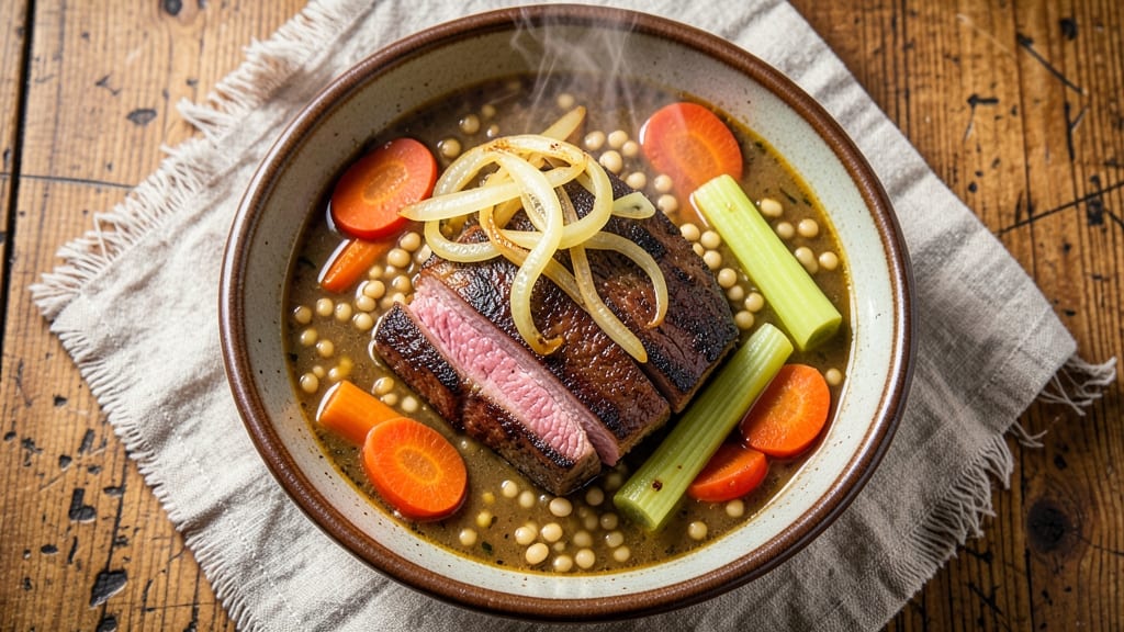 Jamie Oliver's Beef and Barley Soup Recipe: Hearty Winter Warmth in One Pot