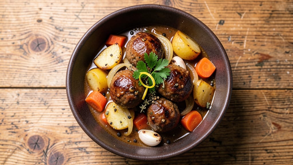 Ball Beef Stew Recipe: Slow-Cooked Richness With Caramelized Root Vegetables