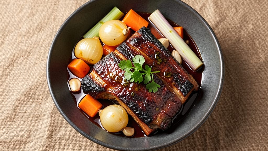 Beef Back Ribs Stew Recipe: Deep Umami Crunch From Wok-Tossed Ribs