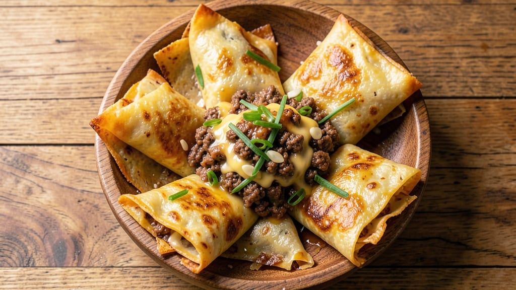 Beef and Cheese Egg Rolls Recipe: Crispy Wraps With Gooey Centers