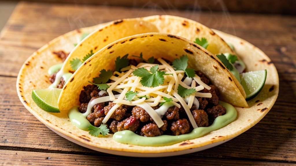 Amazing Beef Tacos Recipe: Crispy Tortillas and Melty Cheese Rivers