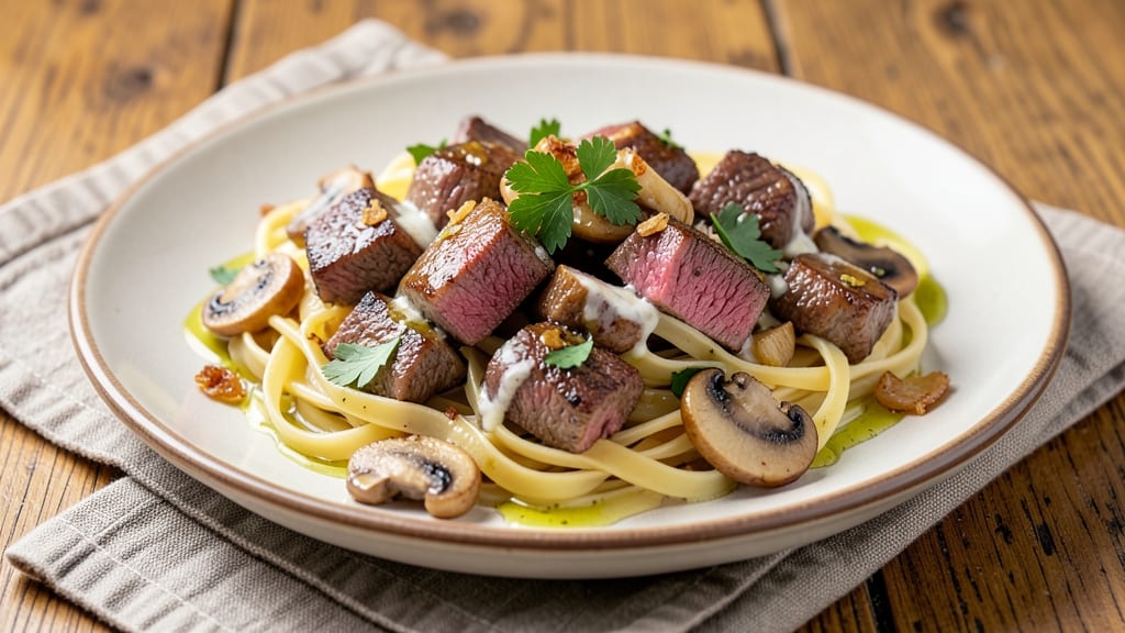 Beef and Mushroom Pasta Recipe: Umami-Packed One-Pan Masterpiece
