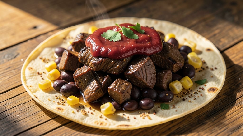Beef and Bean Tacos Recipe: Crunchy Tortillas Loaded With Smoky Spice
