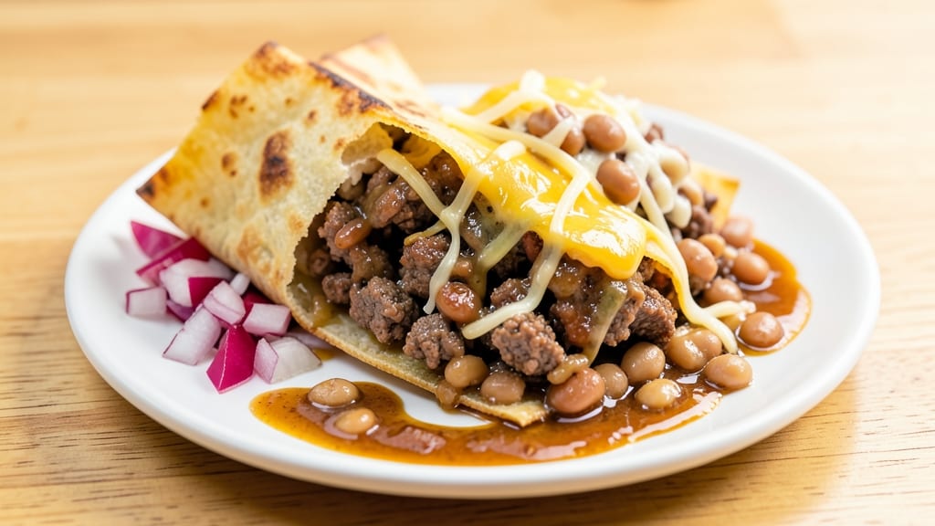 Beef and Bean Chimichanga Recipe: Crispy Tortilla Crunch With Melty Cheese Rivers