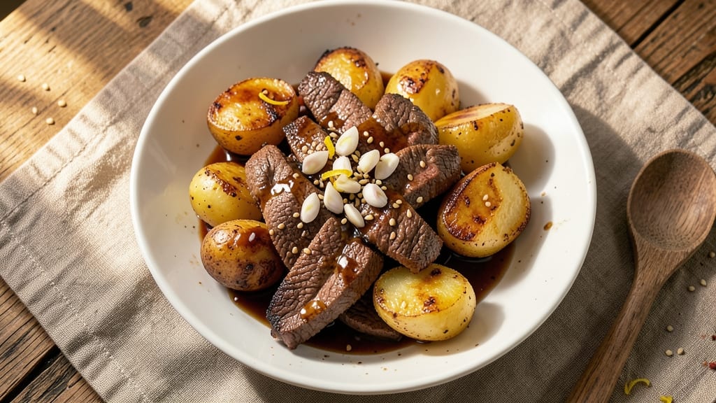 Beef and Potato Chinese Recipe: Wok-Tossed Crunch and Silky Soy Depth