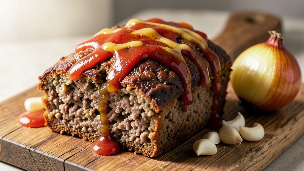 Beef and Veal Meatloaf Recipe: Glazed Top and Juicy Center Harmony