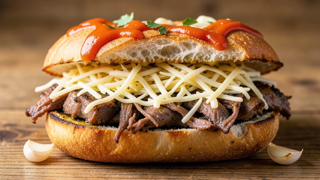 Arby’s Roast Beef and Cheddar Cheese Sandwich Recipe: Toasted Bun Crunch With Melty Cheese Rivers