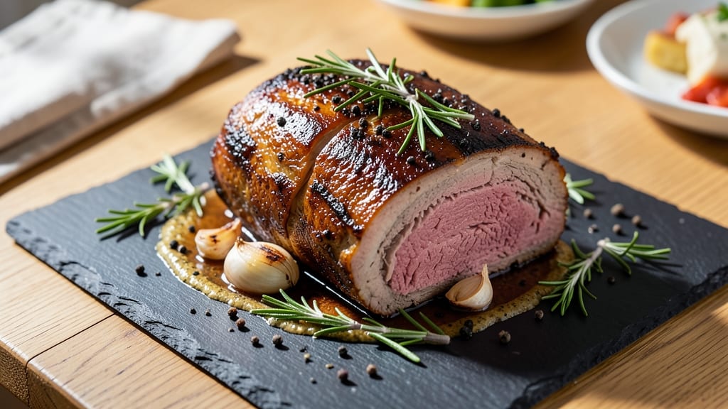 Angus Beef Oven Roast Recipe: Buttery Crust and Juicy Pink Centers