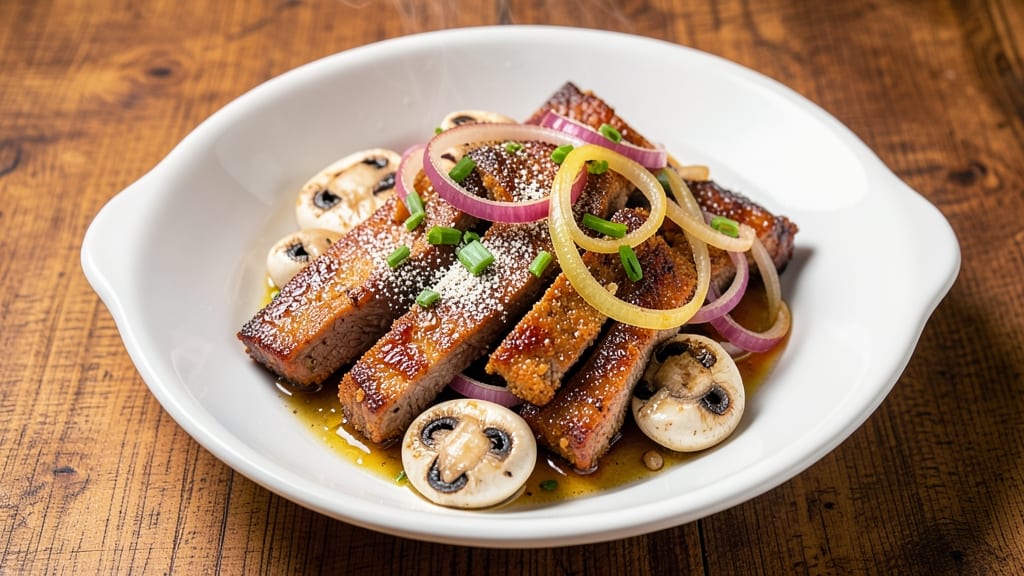 Beef and Mushroom Jollibee Recipe: One-Pan Creamy Richness With Umami Depth