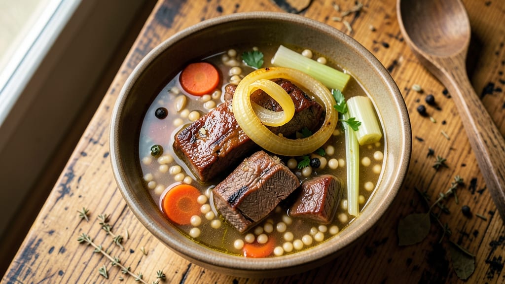 Beef Barley Soup Recipe Alton Brown: Slow-Simmered Comfort with Perfectly Plump Barley