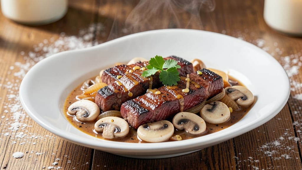 Authentic Beef Stroganoff Recipe From Scratch: Sour Cream Swirled With Tender Beef and Mushrooms