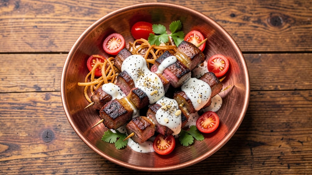 Afghani Beef Kebabs Recipe: Charred Spice and Yogurt-Marinated Bites