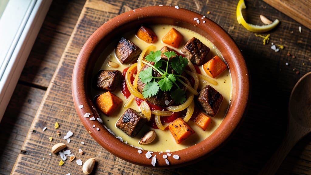 Beef and Sweet Potato Curry Recipe: Spiced Coconut Cream Velvety in One Pot