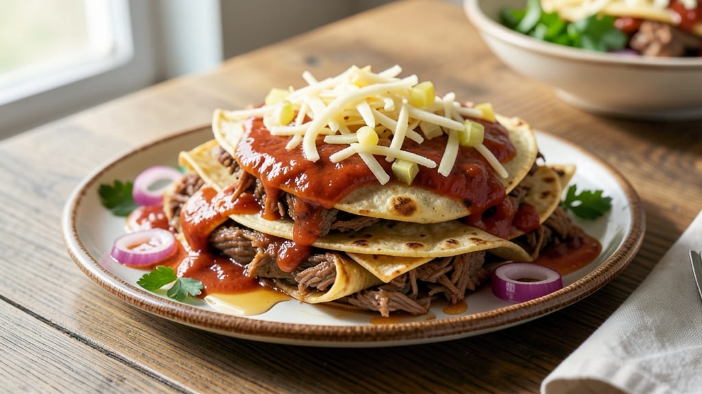 Authentic Beef Enchiladas Recipe From Scratch: Crispy Tortillas With Cheesy Spiced Layers