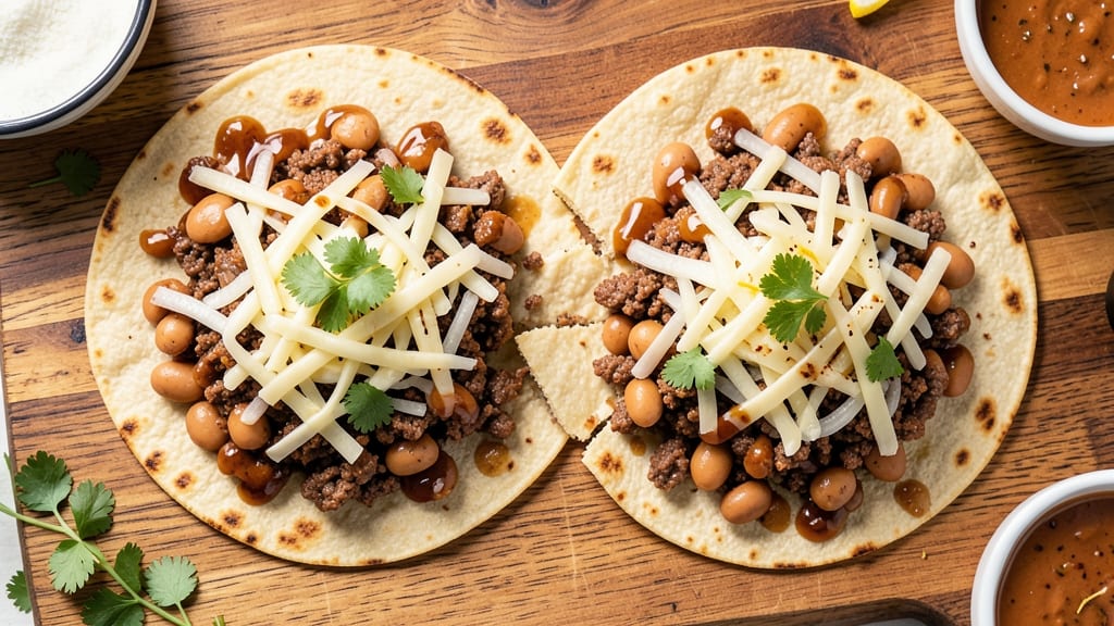 Beef and Bean Quesadillas Recipe: Crispy Tortilla Crunch With Melted Cheese Rivers