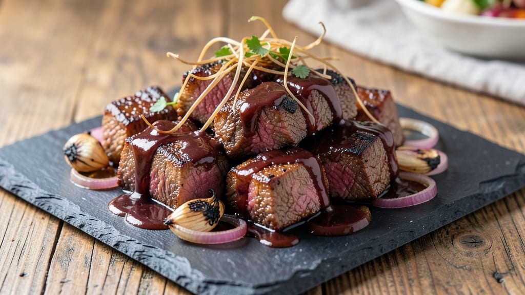 BBQ Beef Cubes Recipe: Smoky Charred Bites With Juicy Centers
