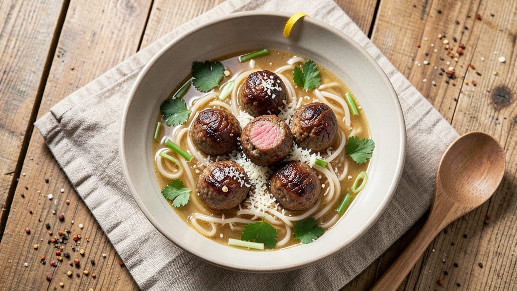 Beef Ball Soup Recipe: Umami-Packed Bites in Rich Tomato Broth