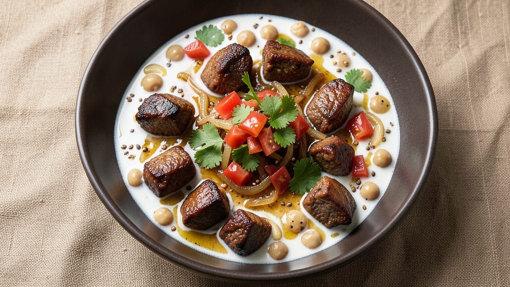 Beef and Chickpea Curry Recipe: Spiced Coconut Cream Velvety in 30 Minutes
