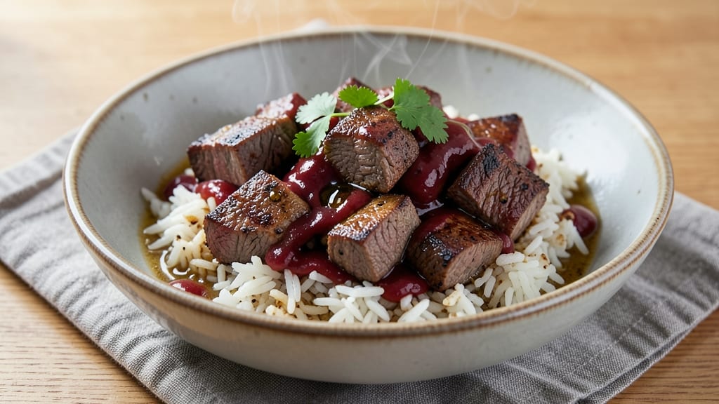 Beef and Rice Recipe Ideas: One-Pot Umami Bomb With Crispy Top