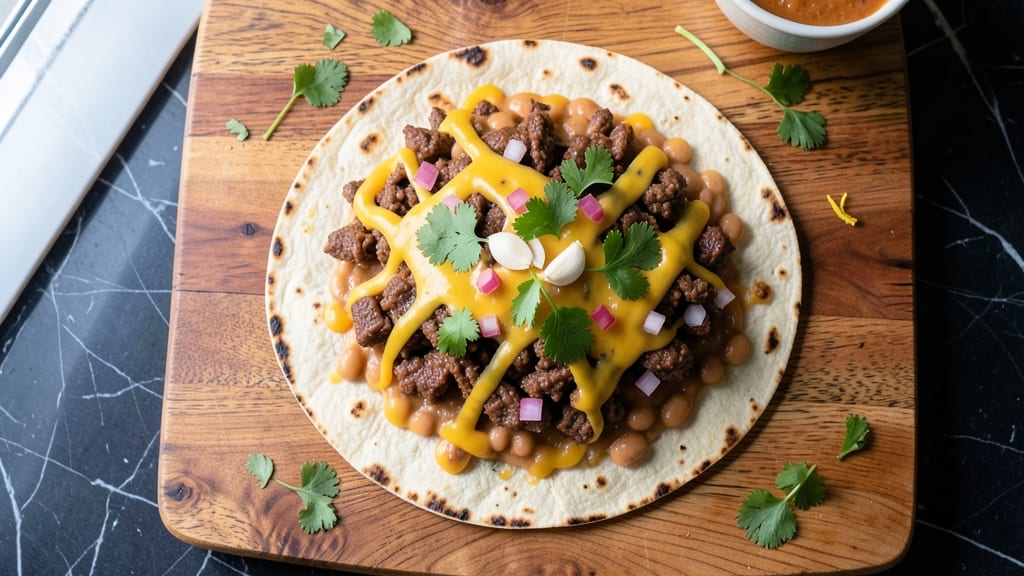 Beef and Refried Bean Quesadillas Recipe: Crispy Tortilla Layers With Melted Cheese Rivers