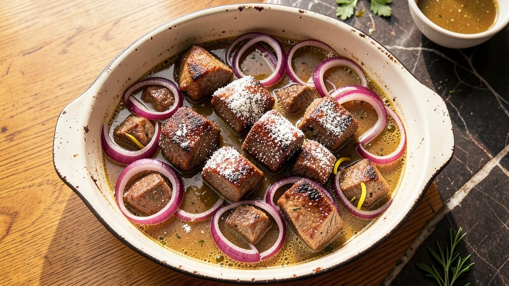 Beef and Onion Stew Recipe: Deep Caramelized Onions and Melting Tender Beef