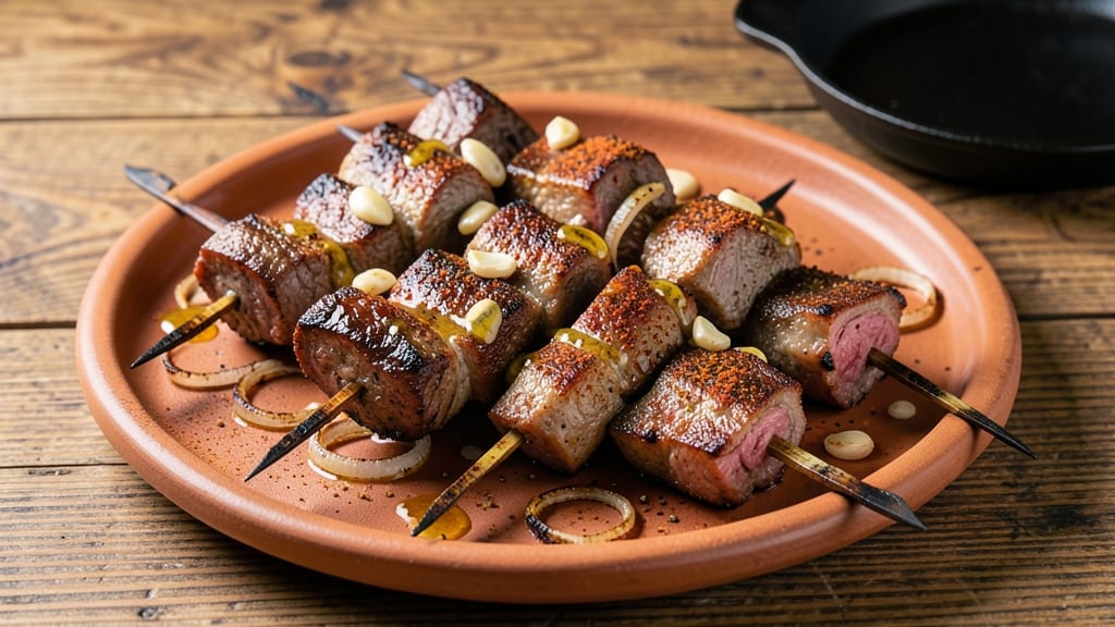 Beef and Lamb Kebabs Recipe: Charred-Spiced Skewers With Juicy Centers
