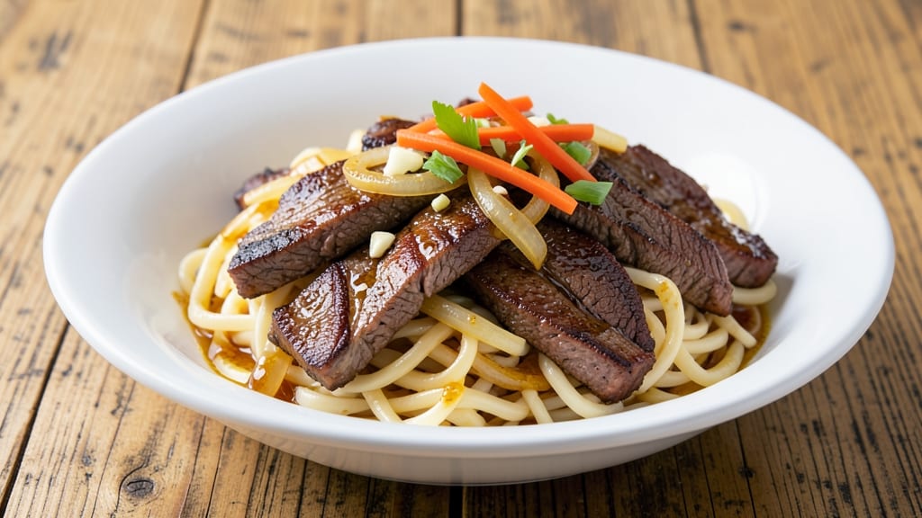 Beef and Frozen Noodles Recipe: One-Pot Protein-Packed Dinner in 20 Minutes