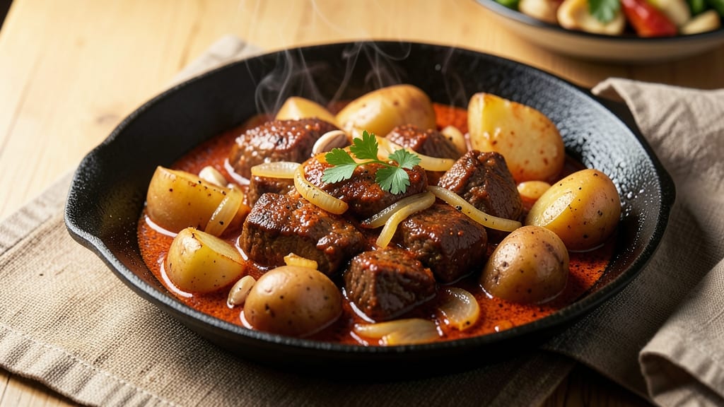 Beef and Potato Goulash Recipe: Hungarian-Style Comfort With Paprika Depth