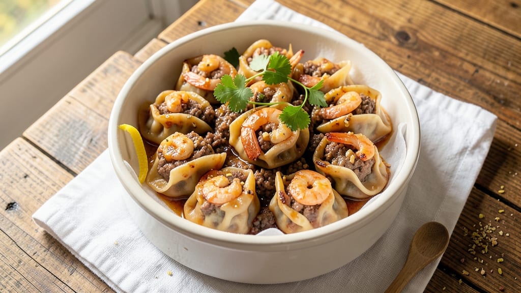 Beef and Shrimp Siomai Recipe: Steamed Dumplings With Savory Pork and Sweet Shrimp Filling