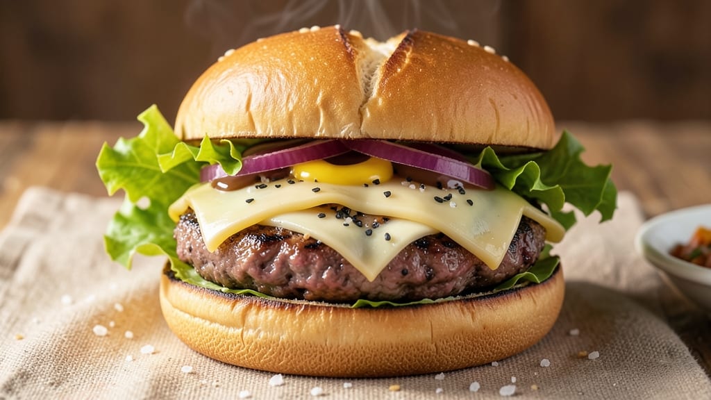 Beef and Cheese Burger Recipe: Juicy Patties With Melty Cheese Rivers